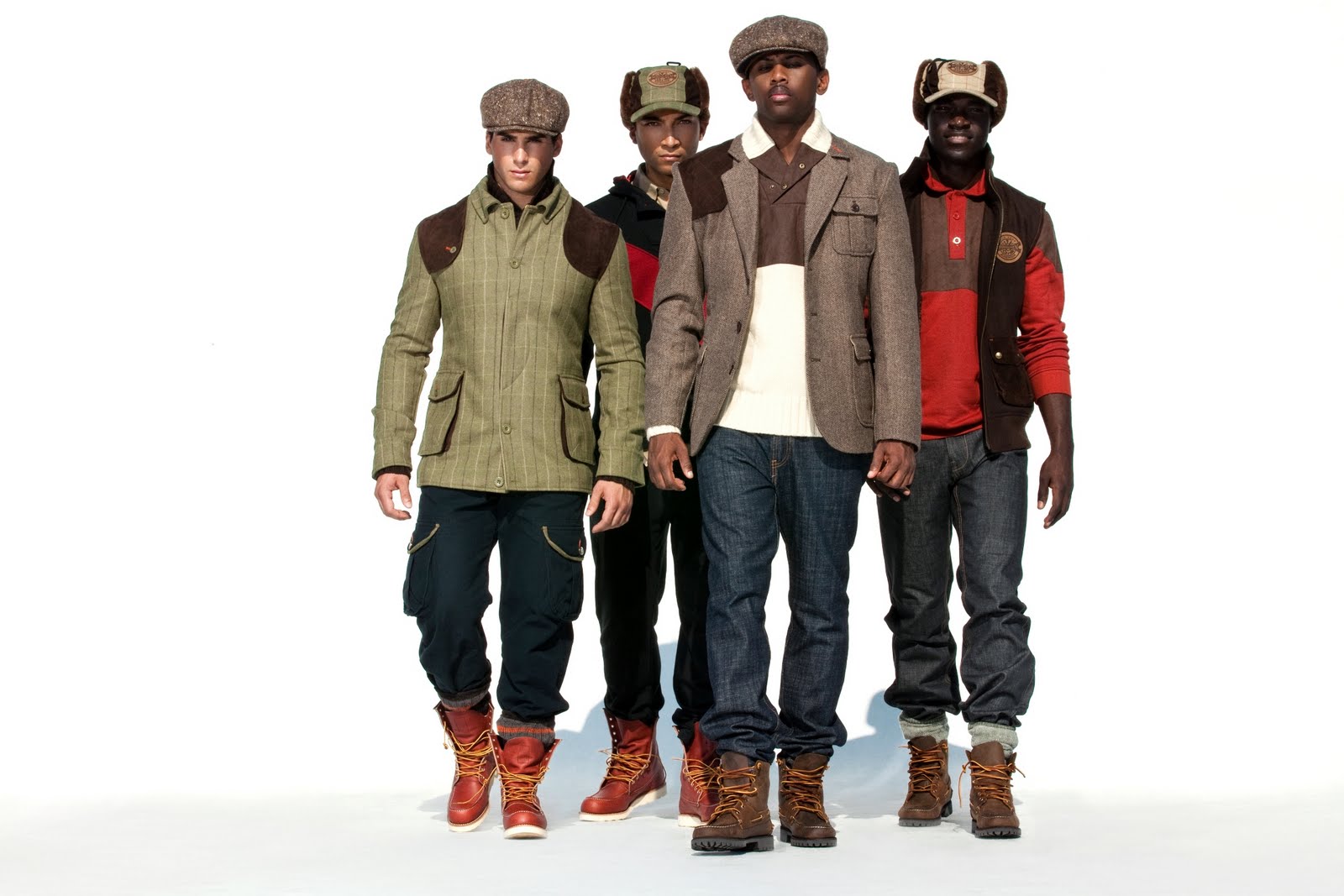 Models wearing Rich Yung outerwear